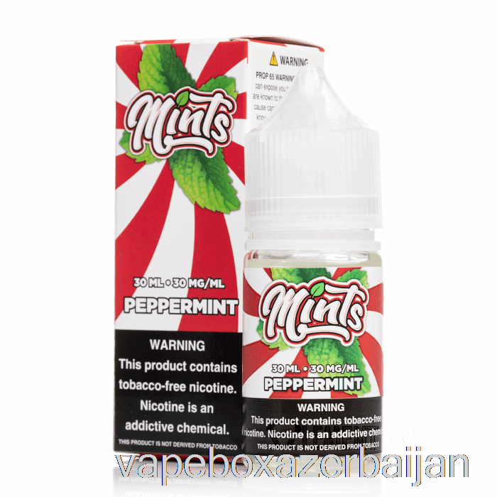 Vape Smoke Peppermint Salts - Mints Vape Co - 30mL 50mg